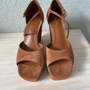 NEW Reformation Judy suede sandals